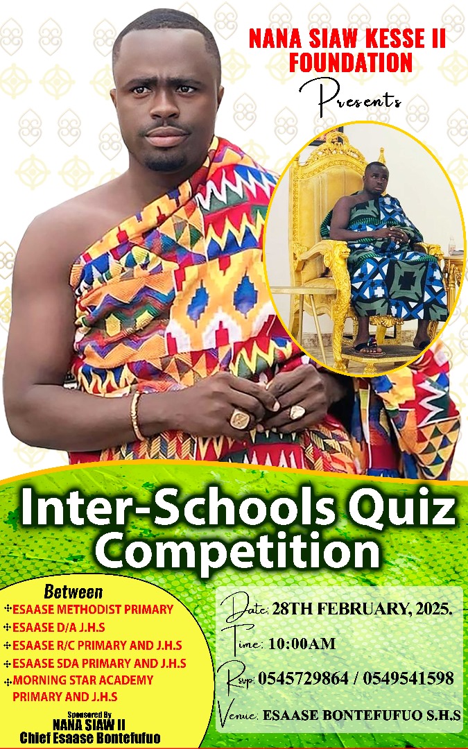 Esaase Bonteifufuo: Nana Siaw Kesse II calls for collective effort to improve education