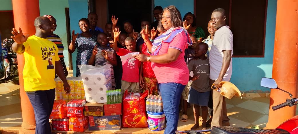 Mrs. Christiana Agyapong supports orphanages through NPP women’s organizer