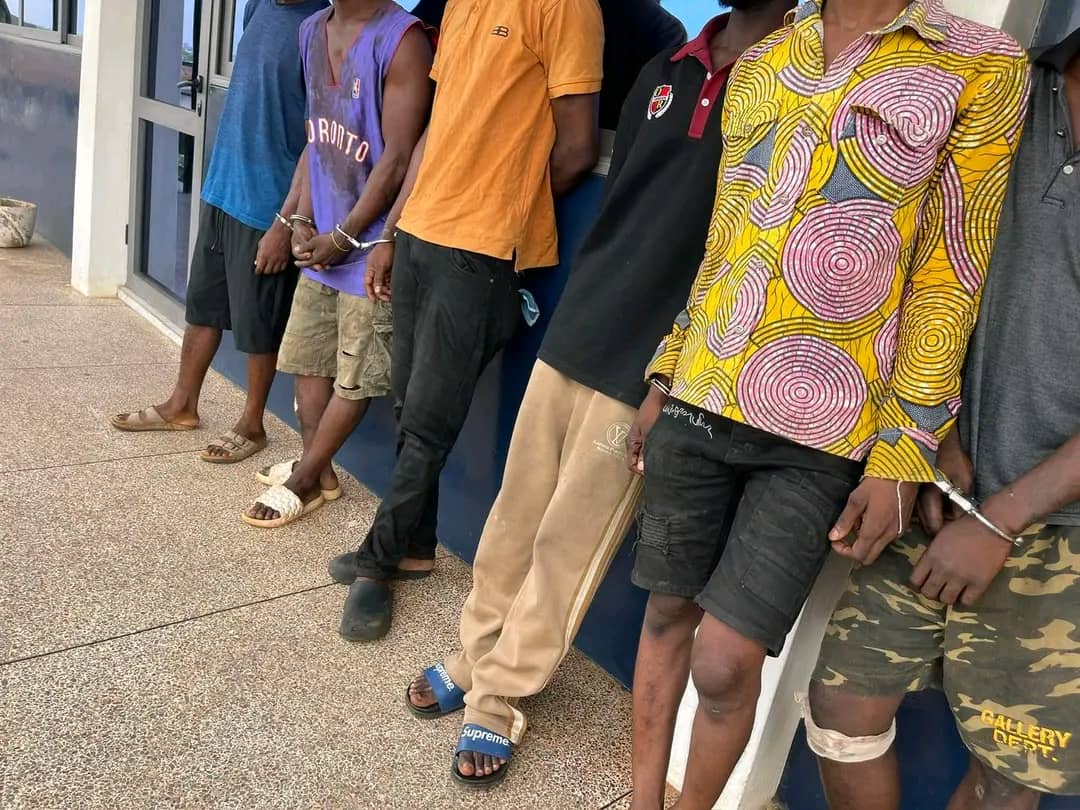 Bono Regional Police Command arrest 7 suspected gang armed robbers