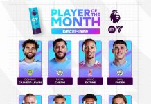 Premier League unveils December Player of the Month nominees